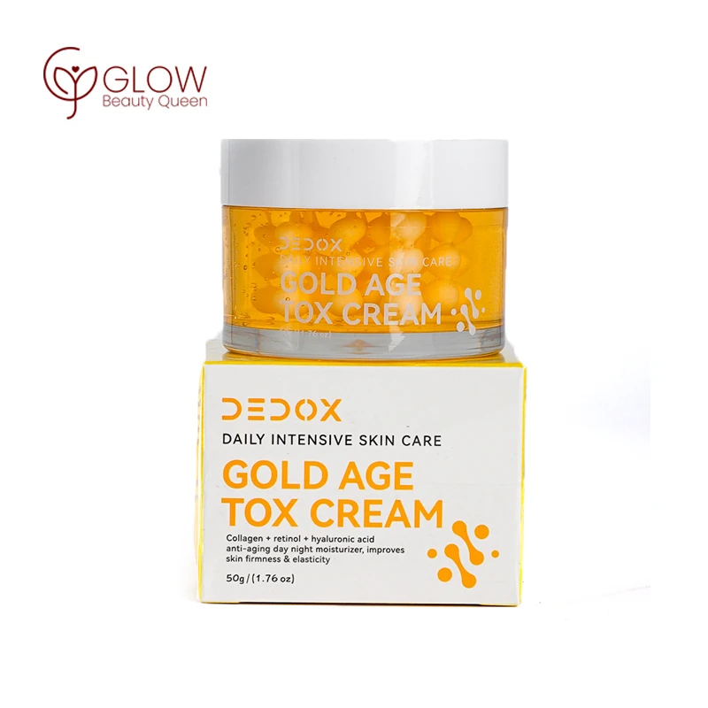 Dedox Gold Age Tox Cream (50g) – কোলাজেন, রেটিনল ও হায়ালুরোনিক অ্যাসিড সমৃদ্ধ ইনটেনসিভ অ্যান্টি-এজিং সলিউশন